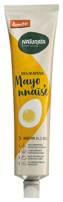 Naturata Delikatess Mayonnaise 185ml , Tube, demeter