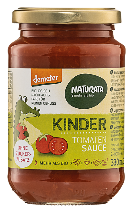 Naturata Children's Tomato Sauce 330ml - Demeter