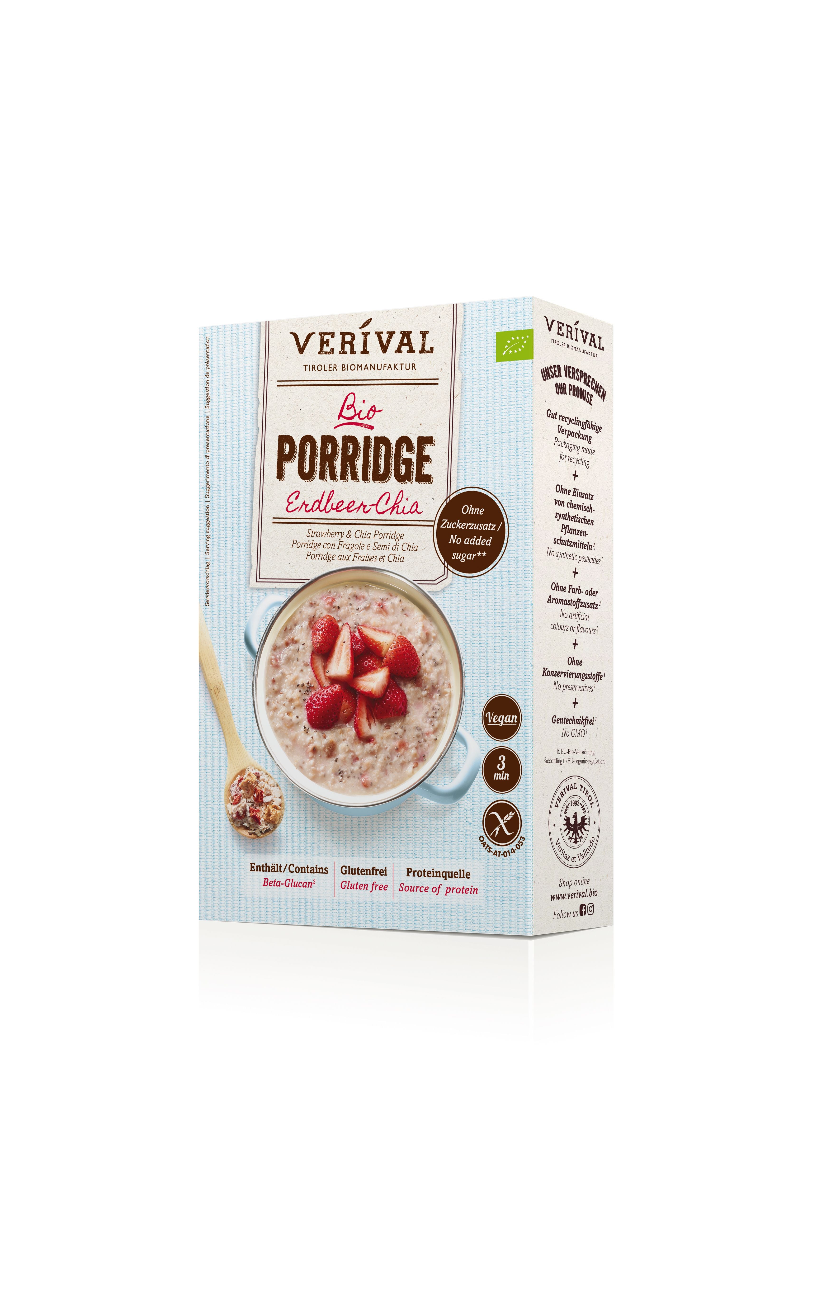 Strawberrry & Chia Porridge 350g