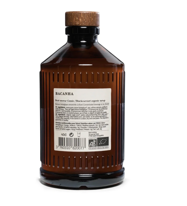 Raw Blackcurrant Syrup - Organic