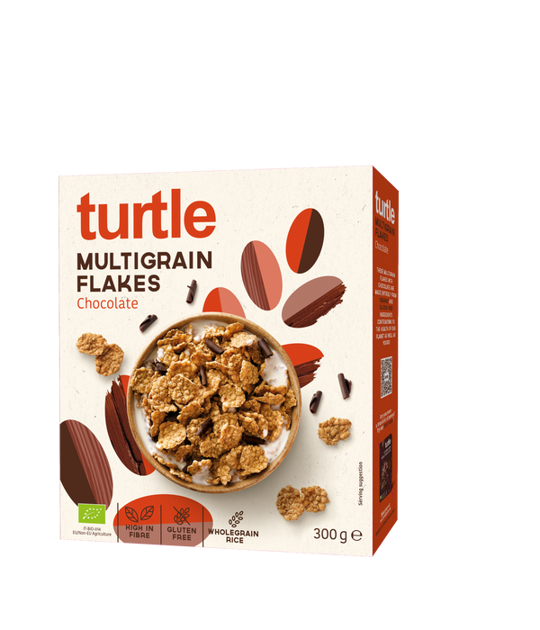 MultiGrain Flakes with Dark Chocolate  - Organic and Gluten Free