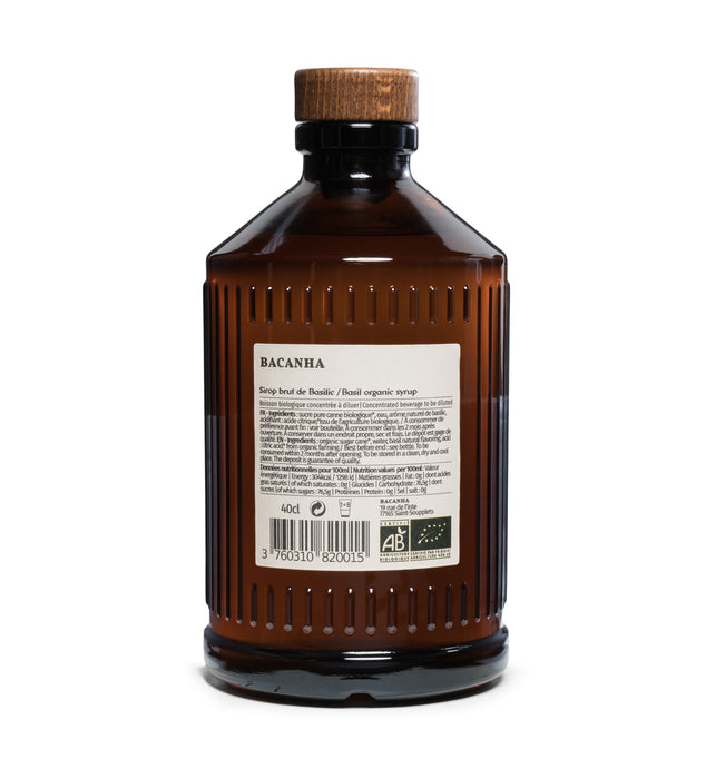 Raw Basil Syrup - Organic