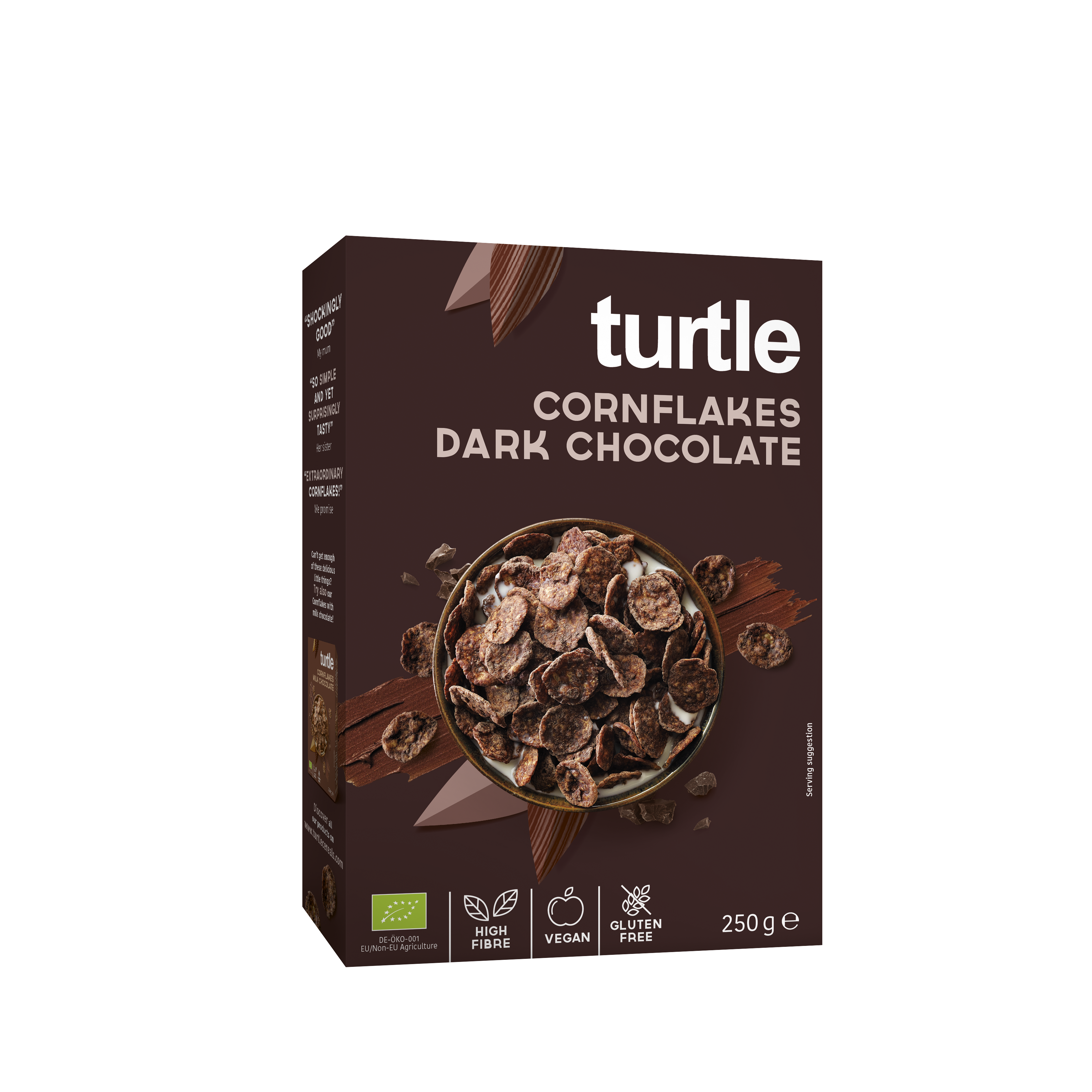 Dark Chocolate Cornflakes - Organic and Gluten-Free