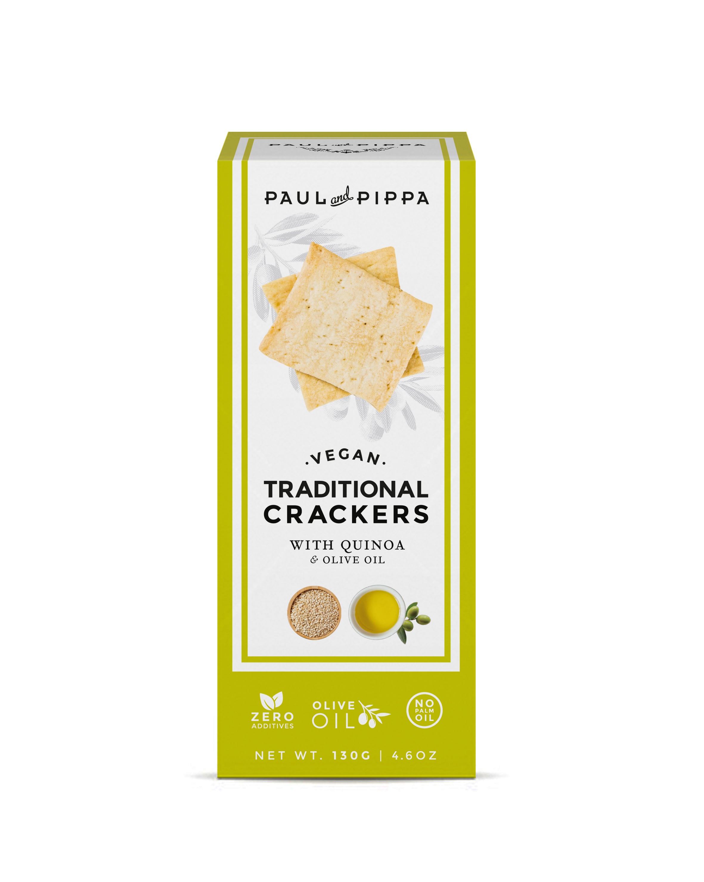 Regular Plain Crackers with Quinoa and Olive Oil