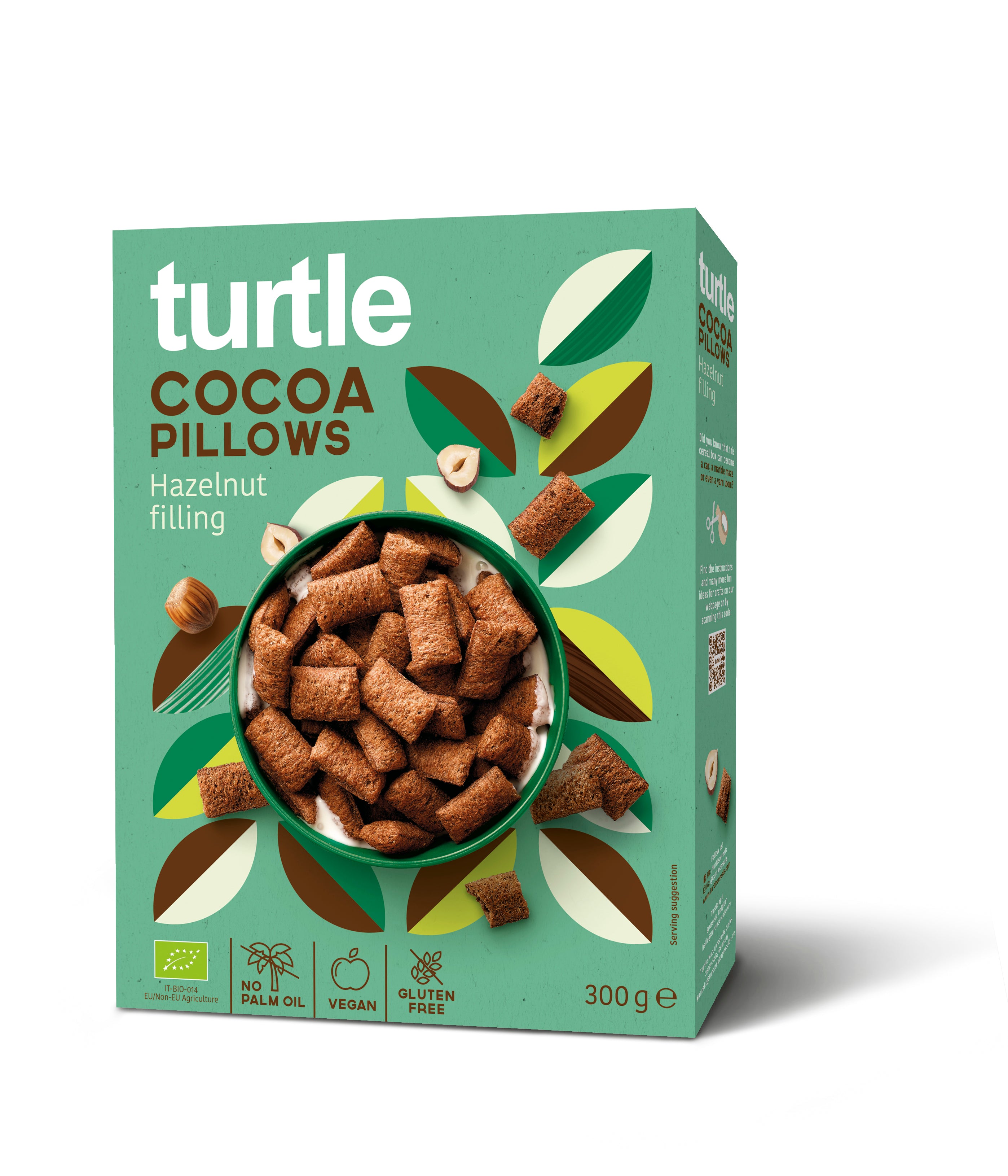 Cocoa Pillows with Hazelnut filling  - Organic and Gluten-Free
